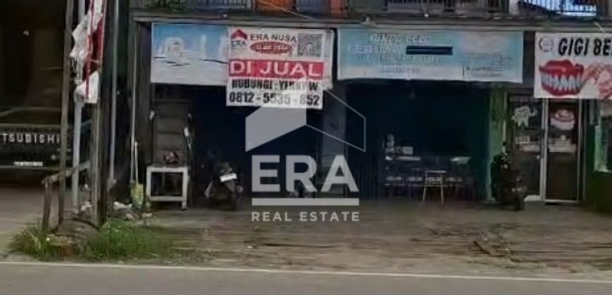 RUKO DIJUAL LOKASI PINGGIR JALAN RAYA BESAR BEBAS BANJIR RAMAI PERTOKOAN, SAMARINDA