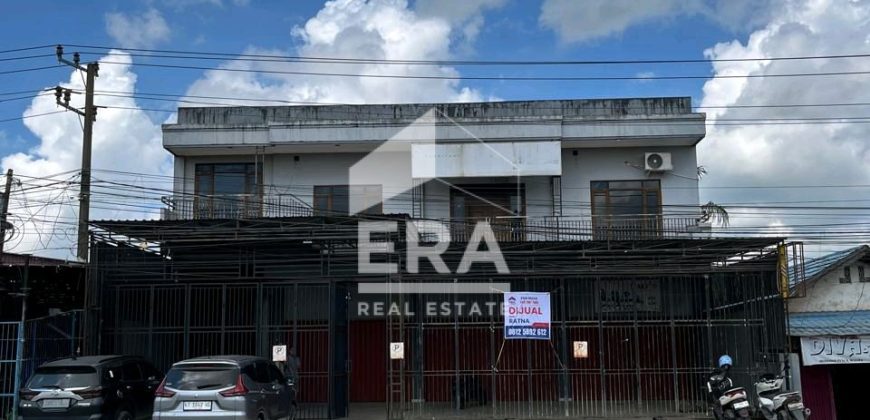 RUKO DIJUAL LENGKAP DENGAN RUMAH TINGGAL DI BELAKANG, SAMARINDA